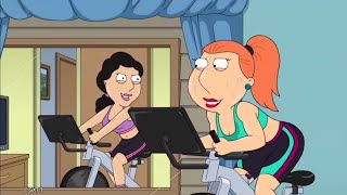 Family Guy - Bonnie and Lois Cycling.