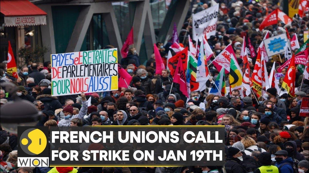 French unions call for strike against pension reform on Jan 19 | International News | Top News