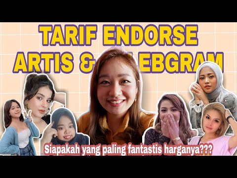 BONGKAR TARIF ENDORSE ARTIS SELEBGRAM INFLUENCER HITS INDONESIA!