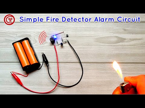 How to make a Simple Fire Detector Alarm Circuit