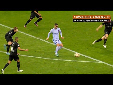 【フランクフルト vs バルセロナ】UEFAヨーロッパリーグ 2021-22 準々決勝 1stLeg／1分ハイライト【WOWOW】