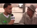 The Black Mr. Rogers Archie from 87.7 Cleveland's Sound out on the street