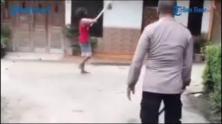 VIRAL SEORANG PRIA DI TEMBAK POLISI TAK MAMPAN~polisi kewalahan📍📍