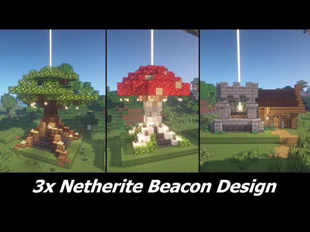 Minecraft: 5 Beacon Designs and How to Build Them! 