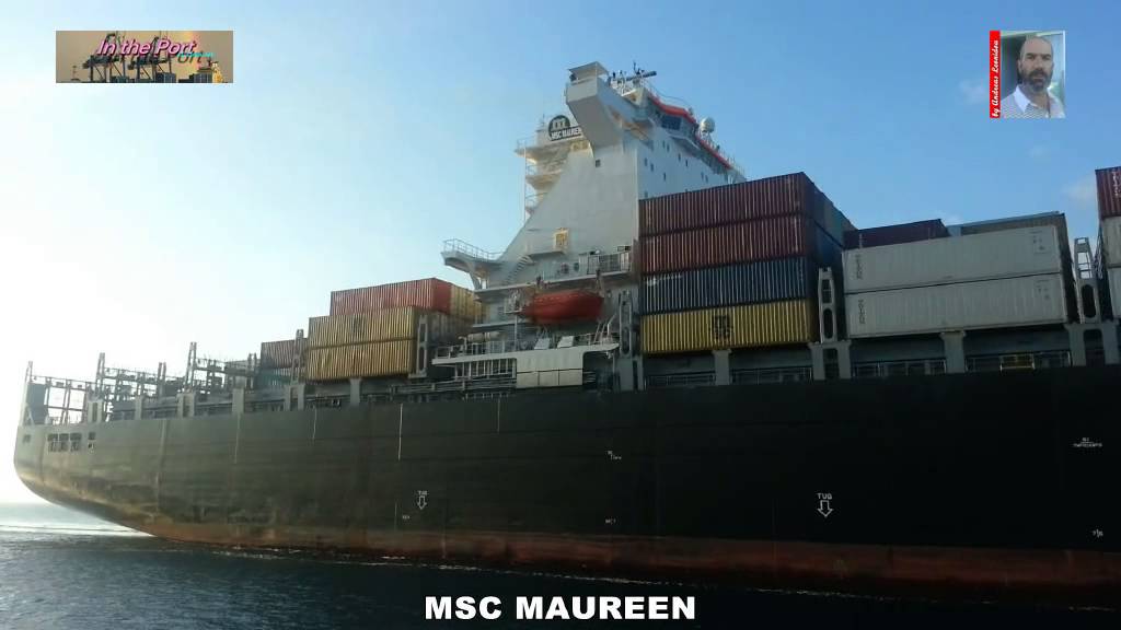 MSC MAUREEN-300m CONTAINER SHIP - YouTube