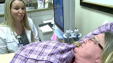 Fibroscan patient demonstration