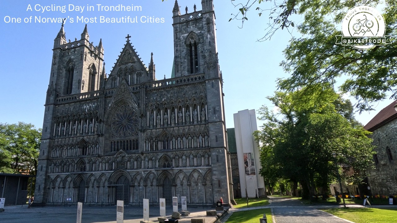 Поездка на велосипеде из Сторсанда в центр Тронхейма 🚴‍♂️🌞 Летние каникулы 2024 г. Хуртигрутен