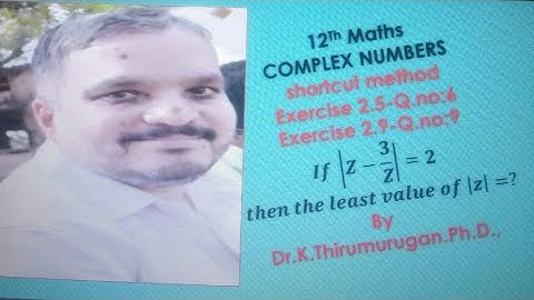 Class 12|EX2.5-(6) & EX2.9-(8)|Shortcut Method|Dr.K.Thirumurugan|Complex numbers