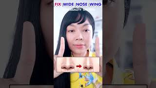 ONLY 1 EXERCISE | Fix Wide Nose Wing, Get Slim Nose, Nose Reshape exercise