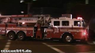 Engine 3 + Tower ladder 12 + Battalion 7 FDNY