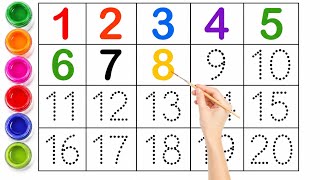 123 Tracing for Toddlers | Learn to write 1 to 100  | 1234 Dotted Tracing | Number Tracing  Guide