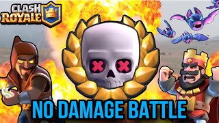 Challenge NO DAMAGE BATTLE In Clash Royale 🏆 best deck clash royale🔥
