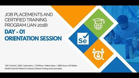 Job Placements and Certified Training Program (Jan 2018) Orientation Session 1  -  ITeLearn