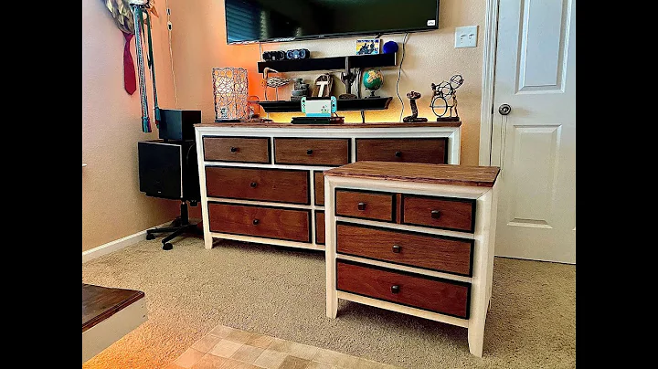 Old Dresser/ Night Stand Restoration - Time lapse