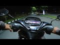 SJCAM SJ 10 PRO CAMERA TESTING, LATE NIGHT RIDE
