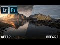 Create a glowing, colorful sunset Lightroom & Photoshop Editing | QE #54