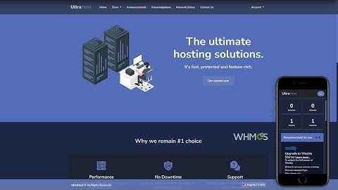 Dark Hosting & VPN Themes for WHMCS