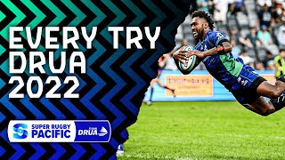 EVERY TRY | Fijian Drua | Super Rugby Pacific 2022