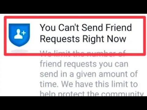 can't send friend request on facebook | How to fix Facebook friend