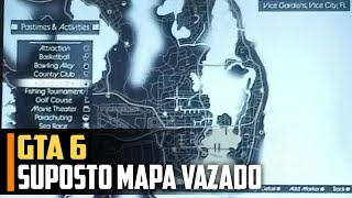 O MAPA do GTA 6 supostamente vazado, o que você acha?