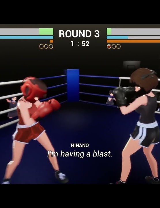 that cross almost ended hinano #boxing#femaleboxing #gaming #gameplay #knockout
