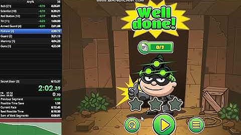 Bob the Robber 3 Any% 6:10 pace into level 10