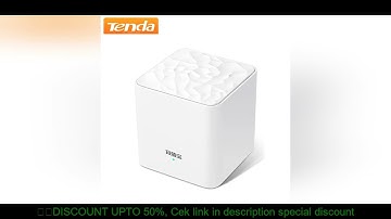Tenda Nova Mesh WiFi System (MW3)-Up to 2000 sq.ft Whole Home Coverage Replaces Wi-Fi Router Extende