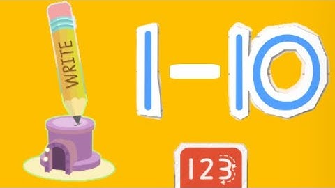 Endless Learning Academy Explore Handwriting (Numbers) Walkthrough Numbers 1-10