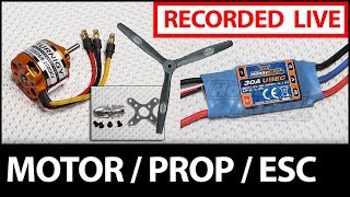 🔴 Motors, Kv, Propellers & ESC's Explained (for fellow RC n00bies with +15 examples!)