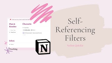 Self-referencing filters and how to access database properties in the body of the page | Notion