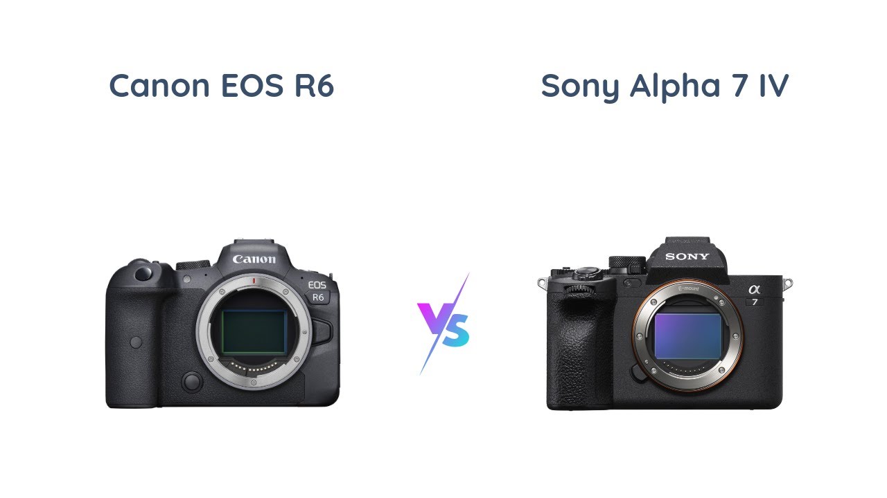 Canon EOS R6 vs Sony Alpha 7 IV FullFrame Mirrorless Camera