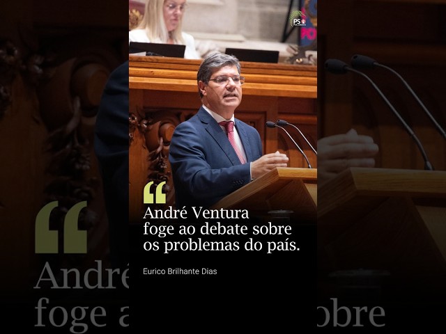 André Ventura foge ao debate sobre os problemas do país