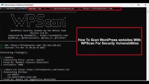 How to scan WordPress Websites With WPScan For Security Vulnerabilities
