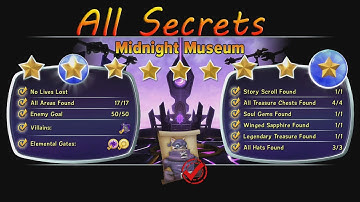 Chapter 19 "Midnight Museum" all secrets 100% complete - Skylanders Trap Team (short video)