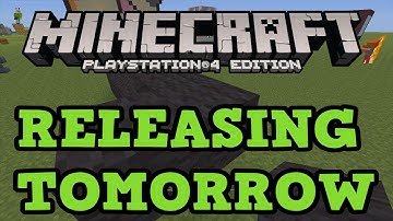 MINECRAFT PS4: RELEASE DATE IS TOMORROW