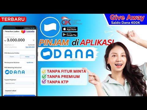 Cara Pinjam Uang di Aplikasi DANA | Cara Tambah Saldo DANA di Lazada Bayar Cicil