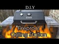 DIY Deck (Part 18): How to build a Fireproof charcoal BBQ grilling station for your deck?