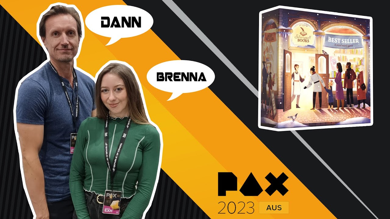 Best Seller - Brenna and Dann - Quillsilver Studio - PAX 2023 Tabletop Games Showcase