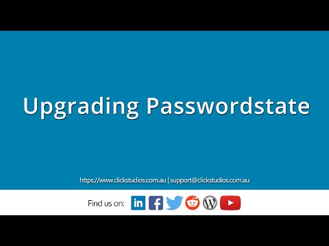 Passwordstate Upgrade Tutorial