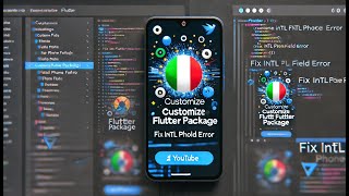 Rewriting &amp; Customizing Flutter Packages | Fixing Intl Phone Field Error in Flutter