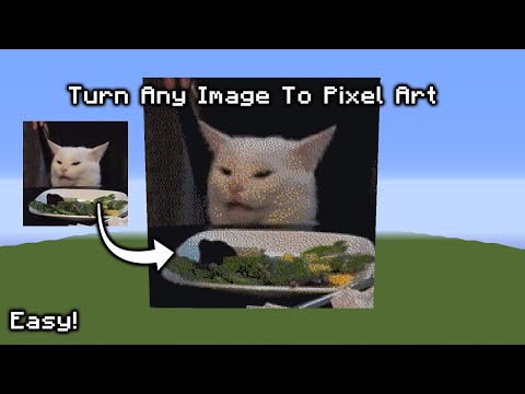Como transformar qualquer imagem em Pixel Art In Minecraft
