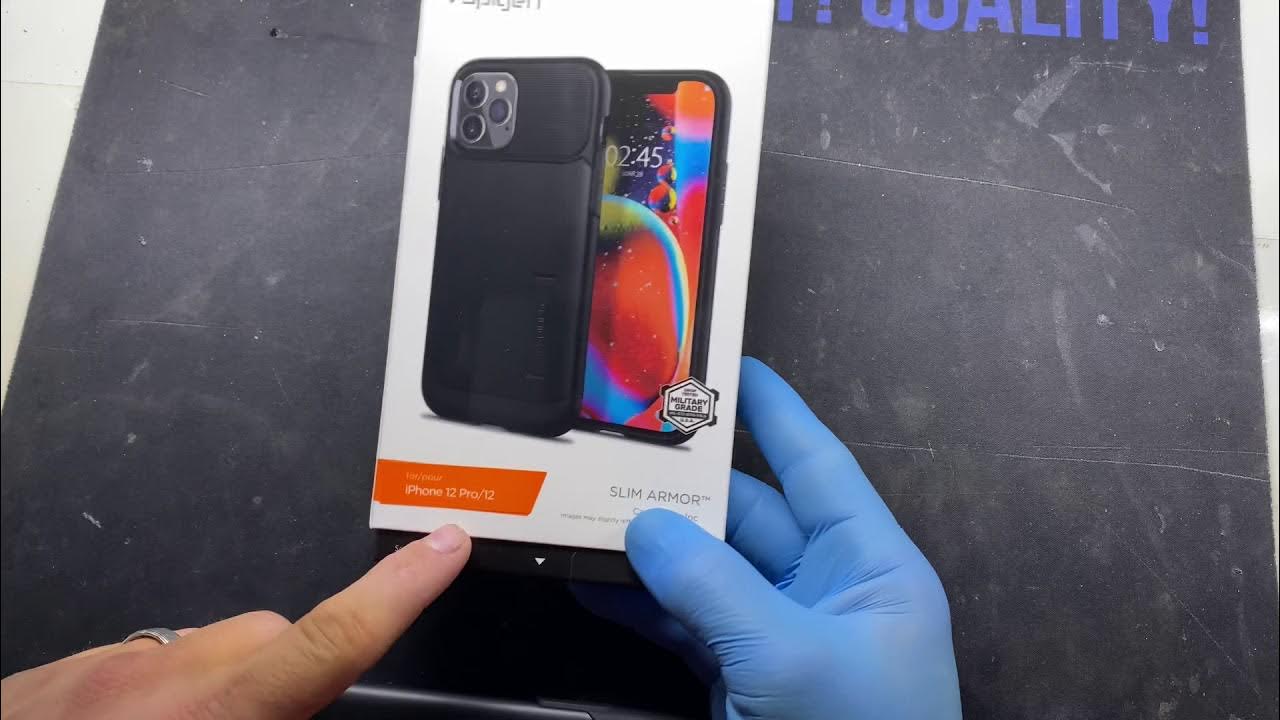 Spigen Slim Armor review and drop test YouTube