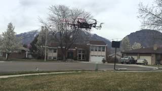 Maiden Voyage of custom Hexacopter