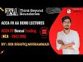 ACCA F8 (Audit & Assurance) – Bonsai Trading (NCA - TOC) CRQ | by Sir Shafiq Mohammad