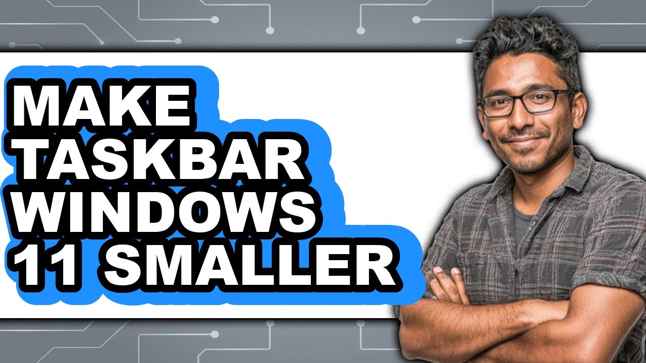 Windows Taskbar Small How to Make Taskbar Windows 11 Smaller (updated) - YouTube