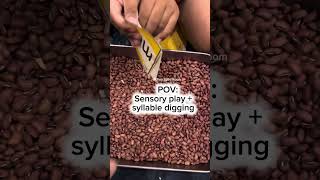 How to teach reading with sensory play? #finemotoractivity #attentionandfocus #sensoryplay