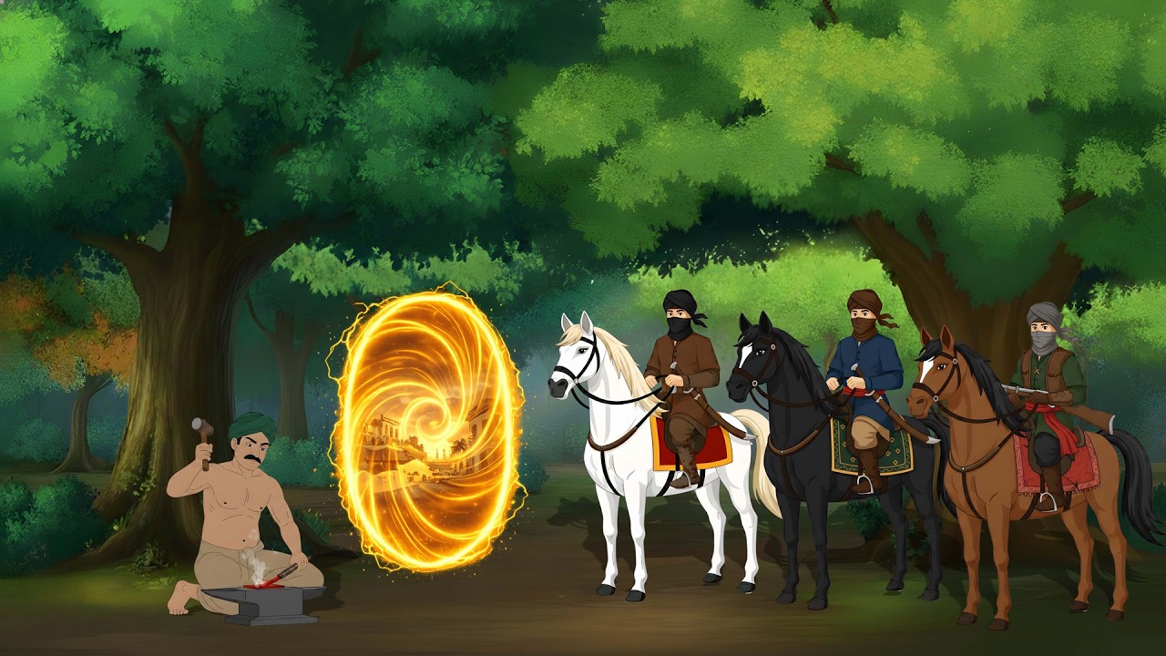 लोहार बना राजा | Lohar Ka Bhagya | cartoon | moral story |Hindi Kahani