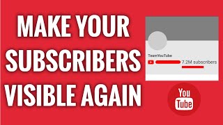 How To Make Your YouTube Channel Subscriber Count Visible Again On Mobile screenshot 3