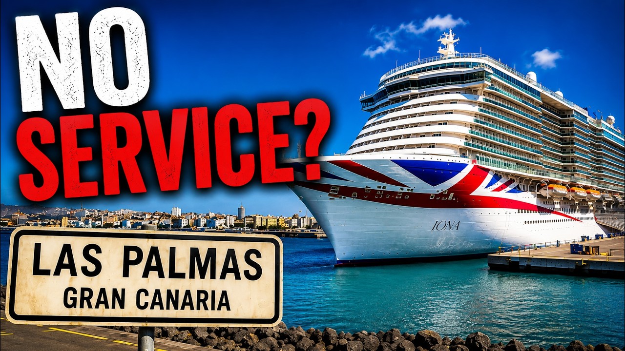Service Stopped Across P&O Iona in Gran Canaria… Here's Why