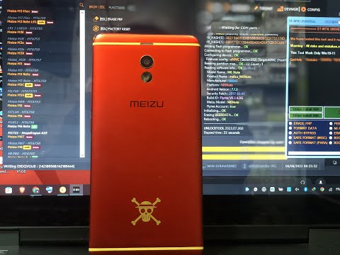 HARD RESET MEIZU M6 NOTE / WIPE DATA FACTORY RESET DONE AND FLASH BY UNLOCKTOOL